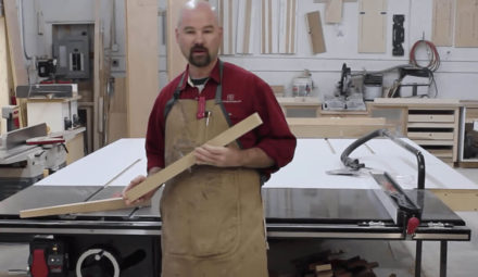 Tapering Table Legs On Your SawStop Table Saw