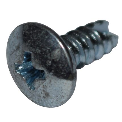 M4x1.41x10 Button Heat Phillips Screw (Silver Zinc)