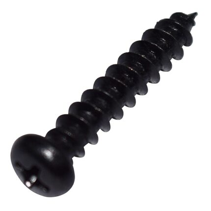 M5x1.59x25 Pan Head Phillip Screw (Black Zinc)