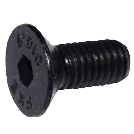 M5x0.8x12 Flat Head Socket Screw (Black Zinc)