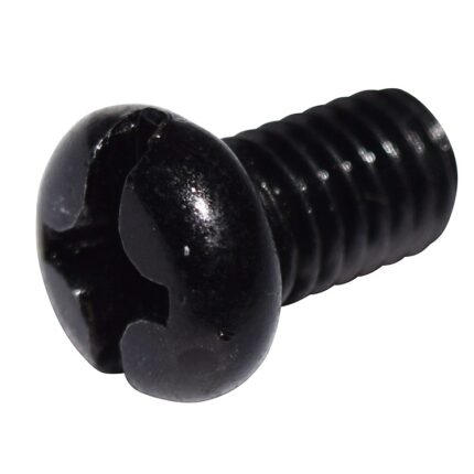 M6x1.0x10 Pan Head Phillips Screw (Black Zinc)