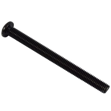 M8x1.25x90 Button Head Socket Screw (Black Zinc)