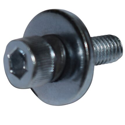 M5x0.8x16 Socket Head Cap Combination Screw (Silver Zinc)