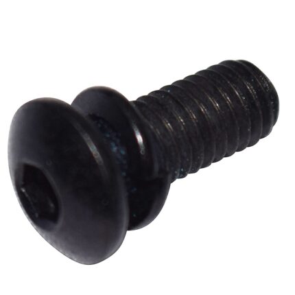 M5x0.8x12 Button Head Socket Combination Screw (Black Zinc)