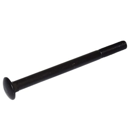 M8x1.25x105 Carriage Head Bolt (Black Zinc)