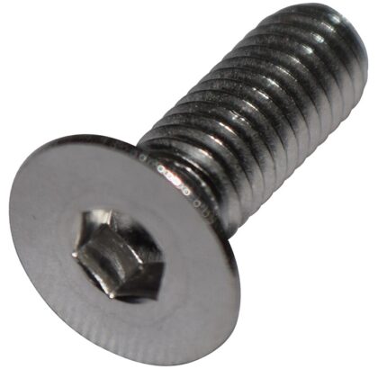 M6x1.0x18 Flat Head Socket Screw (silver zinc)