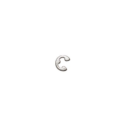 3mm E-Style Retaining Ring Ring (Silver Zinc)