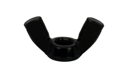 3/8" Wing Nut (Black Zinc)