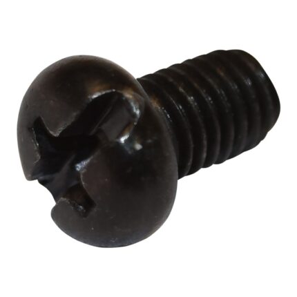 M5x0.8x8 Pan Head Phillips Screw (Black Zinc)