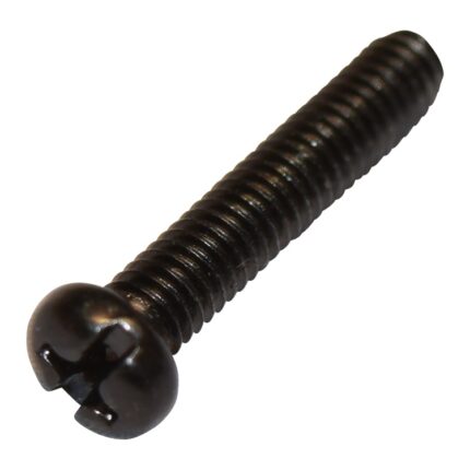 M4x0.7x20 Pan Head Phillips Screw (Black Zinc)