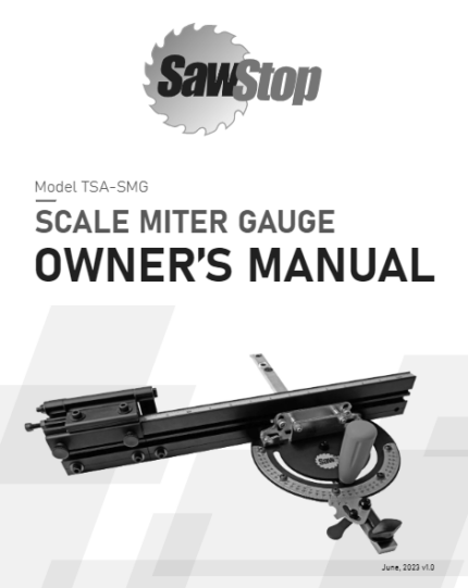 Owners Manual for TSA-SMG