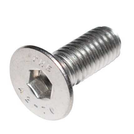 M6x1.0x16 Flat Head Socket Screw (silver zinc)