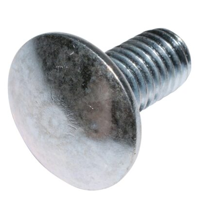 M8x1.25x16 Carriage Head Shoulder 3.5mm Bolt (Silver Zinc)
