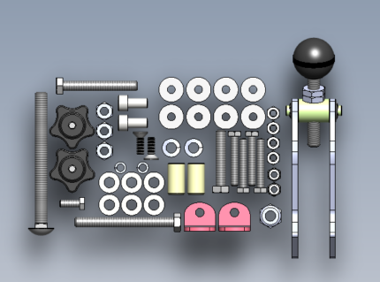 Hardware Kit for Replacement Mounting Bracket Assembly for TSG-FDC