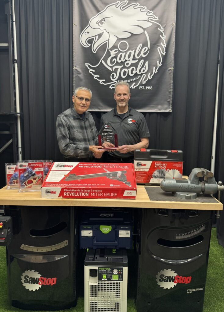 SawStop Names Eagle Tools U.S. Dealer of the Year