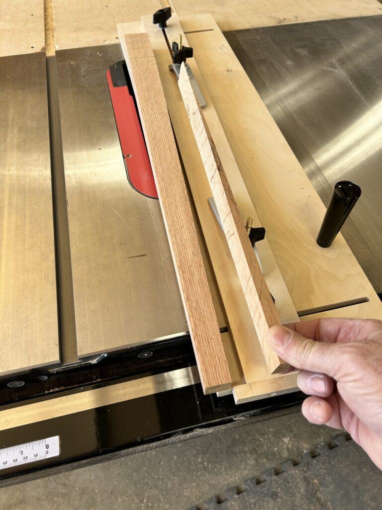 Use the cutoff to support a leg with 3 or 4 tapers